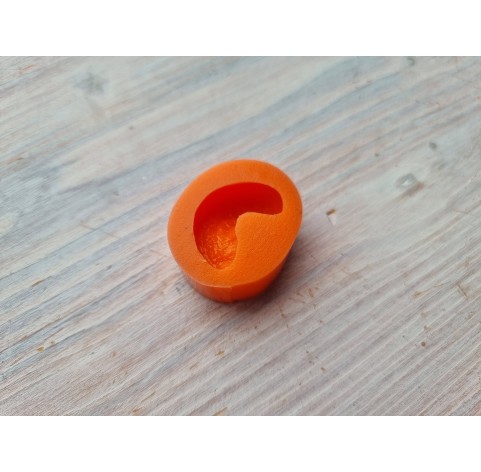 Silicone mold, Cashew nut, ~ 1.5*2.5 cm, H:0.9 cm