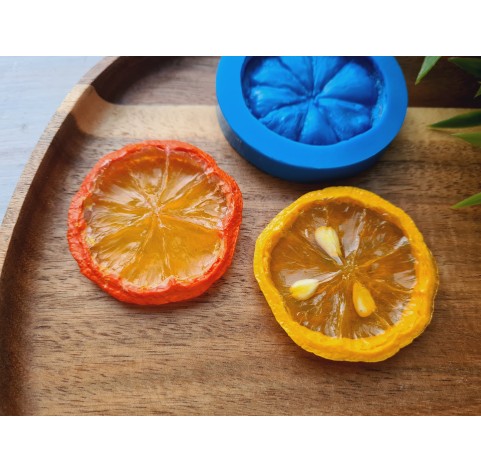 Silicone mold, Dried orange, style 1, ~ Ø 4.9 cm, H:0,6 cm