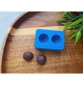 Silicone mold, Coconut husk, style 1, 2 elements, ~ Ø 1.5 cm, H:1 cm