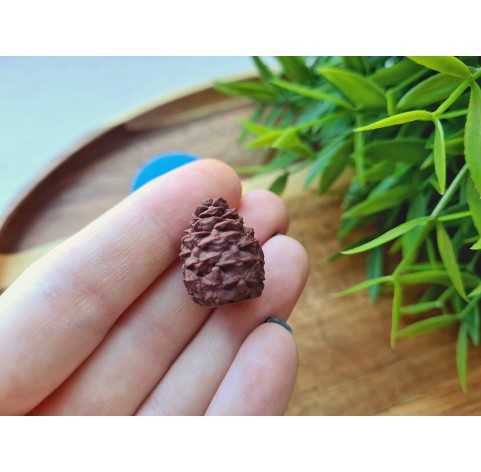 Silicone mold, Pine cone, style 1, ~ Ø 1.6 cm, H:2 cm