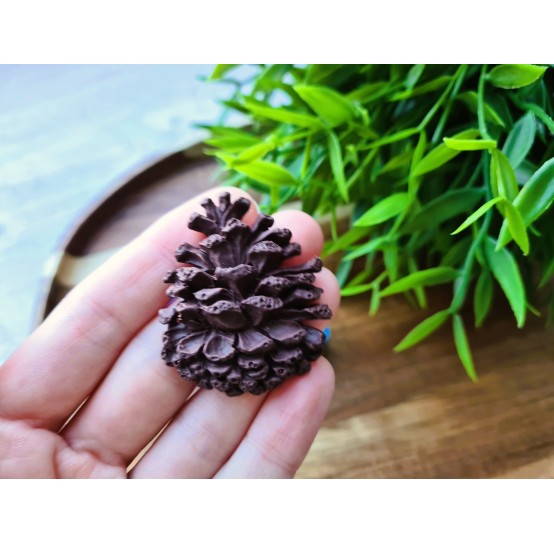 Silicone mold, Pine cone, style 2, ~ 3.6*4.5 cm, H:0.8 cm