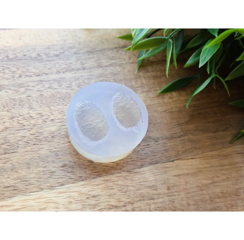 Silicone mold, Pine cone, style 3, 2 elements, ~ 1.6*2.3 cm, 2*2.2 cm, H:0.9-1.1 cm