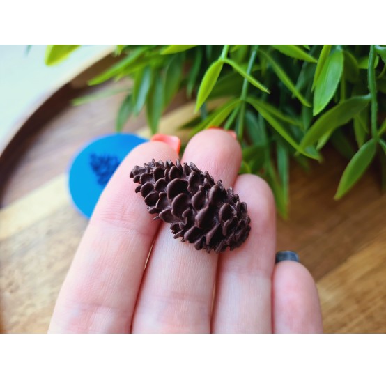 Silicone mold, Pine cone, style 6, ~ 1.6*3 cm, H:0.8 cm