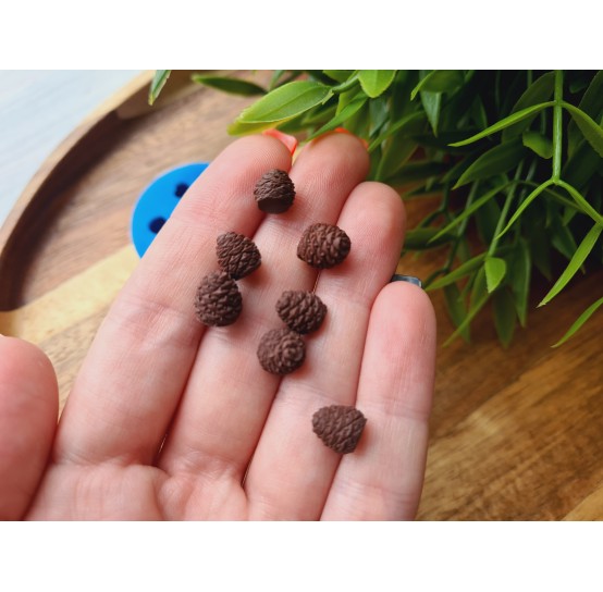 Silicone mold, Mini pine cone, style 8, 19 elements, ~ Ø 0.7-0.8 cm, H:0.8-0.9 cm