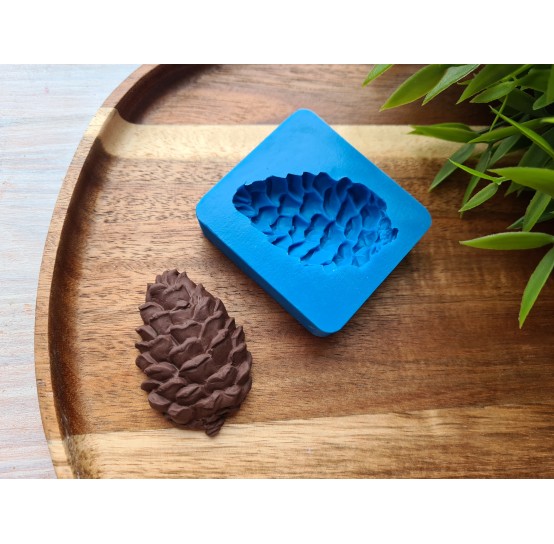 Silicone mold, Pine cone, style 16, ~ 3.3*5 cm, H:1.3 cm