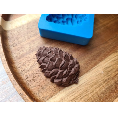 Silicone mold, Pine cone, style 16, ~ 3.3*5 cm, H:1.3 cm