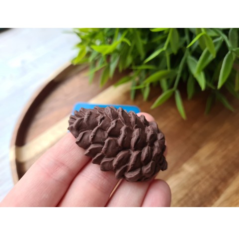 Silicone mold, Pine cone, style 16, ~ 3.3*5 cm, H:1.3 cm