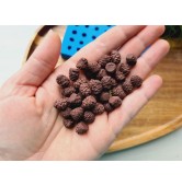 Silicone mold, Mini pine cone, style 17, 40 elements, ~ Ø 0.8 cm, H:0.9-1.1 cm