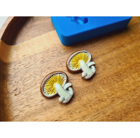 Silicone mold, Mushroom, style 3, 2 elements, ~ 1.9*1.9 cm, H:0.5 cm