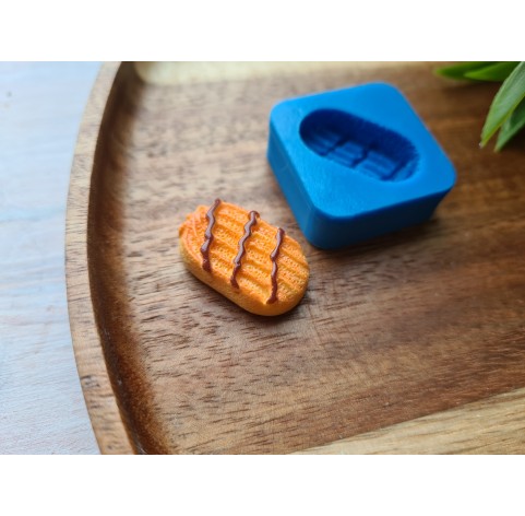 Silicone mold, Cookie, style 7, ~ 1.5*2.5 cm, H:0.7 cm