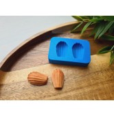 Silicone mold, Cookie, 1:3 scale, style 20, large, 2 elements, ~ 1.3*2 cm, H:0.7 cm