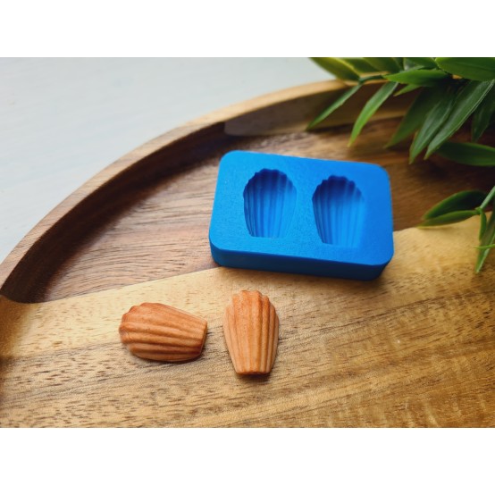 Silicone mold, Cookie, 1:3 scale, style 20, large, 2 elements, ~ 1.3*2 cm, H:0.7 cm