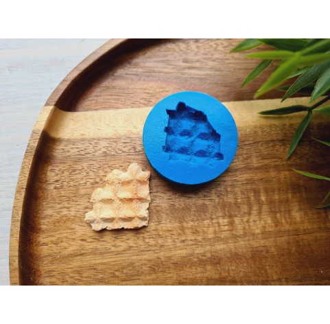 Silicone mold, Waffle, style 1, triangular, ~ 2.8*3.4 cm, H:0.6 cm