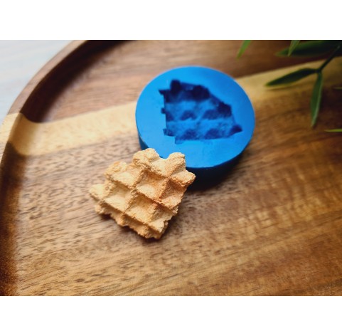 Silicone mold, Waffle, style 1, triangular, ~ 2.8*3.4 cm, H:0.6 cm