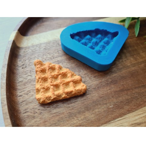 Silicone mold, Waffle, style 8, triangular, ~ 3.6*3.7 cm, H:0.8 cm