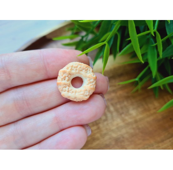 Silicone mold, Donut, style 1, ~ Ø 1.9 cm, H:0.5 cm