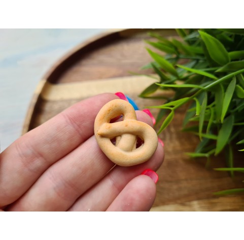 Silicone mold, Pretzel, style 1, ~ 2.1-2.8 cm, H:0.6 cm