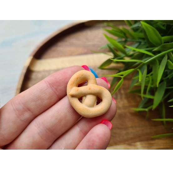 Silicone mold, Pretzel, style 1, ~ 2.1-2.8 cm, H:0.6 cm