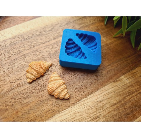 Silicone mold, Croissants, style 3, 2 elements, ~ 1.5*2.5 cm, H:0.6 cm