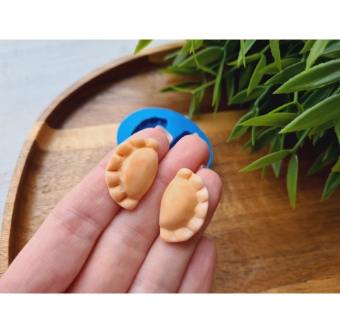 Silicone mold, Dumpling, 2 elements, ~ 1.5*2.5 cm, H:0.7 cm