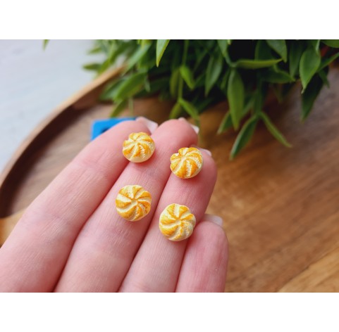 Silicone mold, Dumpling, 1:12 scale, style 4, 4 elements, ~ Ø 0.9 cm, H:0.5 cm