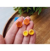 Silicone mold, Cake, 1:12 scale, style 1, 4 elements, ~ Ø 1 cm, H:0.5 cm