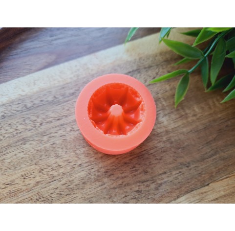 Silicone mold, Bundt cake, style 2, ~ Ø 2.9 cm, H:1.4 cm