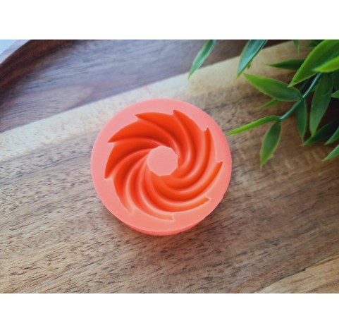 Silicone mold, Bundt cake, style 6, large, ~ Ø 4.2 cm, H:0.7 cm
