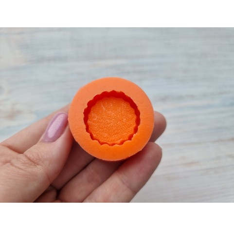 Silicone mold, Tartlet, style 1, ~ Ø 3.2 cm, H:0.9 cm