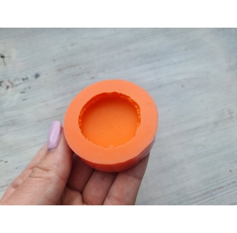 Silicone mold, Macaron, style 7, ~ Ø 2.9 cm, H:0.7 cm + cutter Ø 2.6 cm