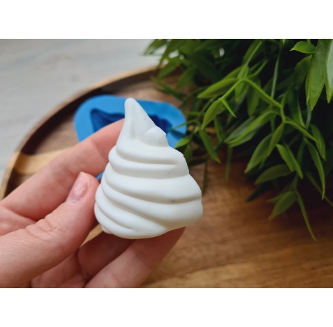 Silicone mold, Ice cream top, style 10, ~ 4.6*4.8 cm, H:2.3 cm