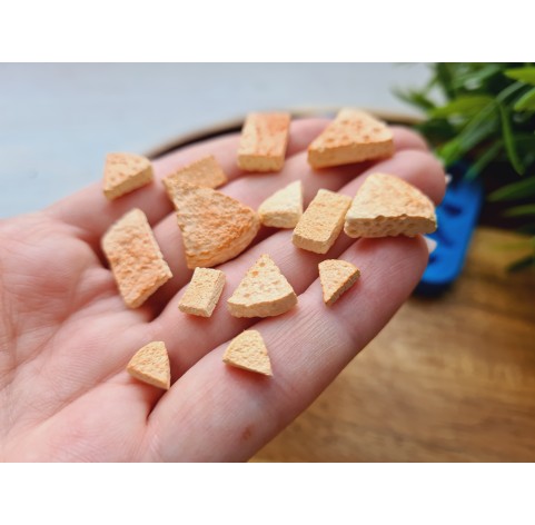 Silicone mold, Cake layer, 1:12-1:6 scale, style 1, 24 elements, ~ 0.5-1.6 cm, H:0.2-0.5 cm