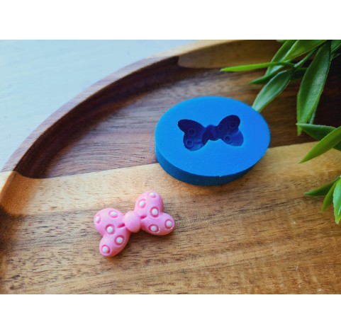 Silicone mold, Bow, style 2, ~ 1.5*2.4 cm, H:0.8 cm
