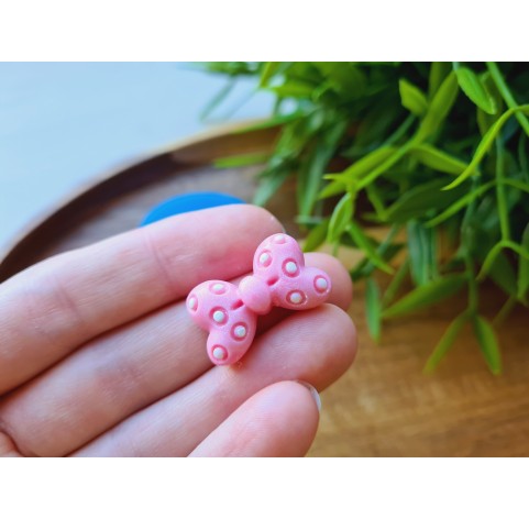 Silicone mold, Bow, style 2, ~ 1.5*2.4 cm, H:0.8 cm