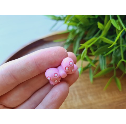 Silicone mold, Bow, style 2, ~ 1.5*2.4 cm, H:0.8 cm