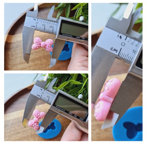 Silicone mold, Bow, style 2, ~ 1.5*2.4 cm, H:0.8 cm