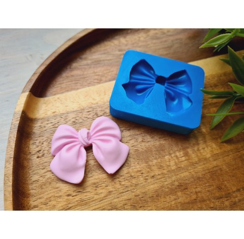 Silicone mold, Bow, style 3, ~ 3.3*4.1 cm, H:0.8 cm