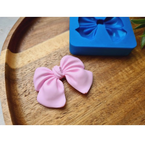 Silicone mold, Bow, style 3, ~ 3.3*4.1 cm, H:0.8 cm