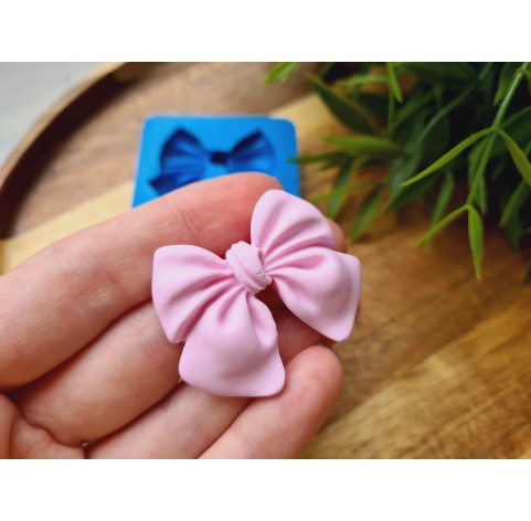 Silicone mold, Bow, style 3, ~ 3.3*4.1 cm, H:0.8 cm