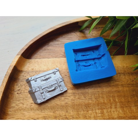 Silicone mold, Suitcases, ~ 2.6*3.4 cm, H:0.6 cm