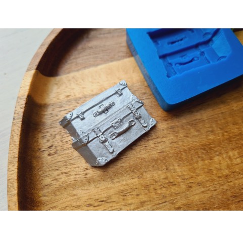 Silicone mold, Suitcases, ~ 2.6*3.4 cm, H:0.6 cm