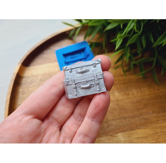 Silicone mold, Suitcases, ~ 2.6*3.4 cm, H:0.6 cm