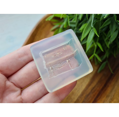 Silicone mold, Suitcases, ~ 2.6*3.4 cm, H:0.6 cm