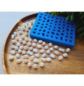 Silicone mold, Pearl, 62 elements, ~ 0.7-1 cm, H:0.6-1 cm