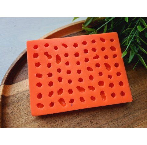 Silicone mold, Pearl, 62 elements, ~ 0.7-1 cm, H:0.6-1 cm