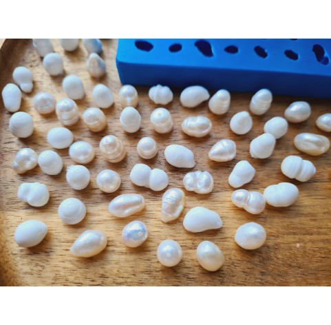 Silicone mold, Pearl, 62 elements, ~ 0.7-1 cm, H:0.6-1 cm