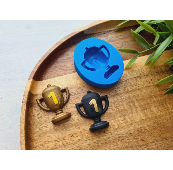 Silicone mold, Trophy, ~ 3.1*3.7 cm, H:0.9 cm