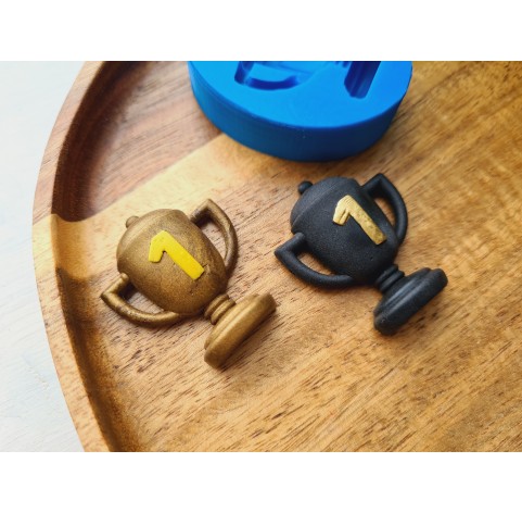 Silicone mold, Trophy, ~ 3.1*3.7 cm, H:0.9 cm