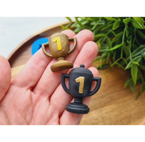 Silicone mold, Trophy, ~ 3.1*3.7 cm, H:0.9 cm