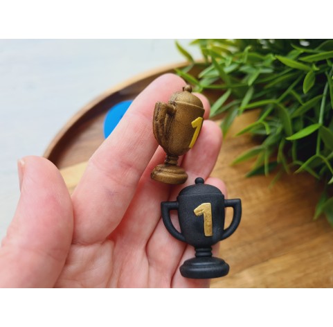 Silicone mold, Trophy, ~ 3.1*3.7 cm, H:0.9 cm